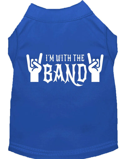 Pet Shirt "I'm With The Band"